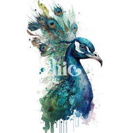 Watercolour Peacock (Right) | It’s So Chic | A0-A4 | Deluxe