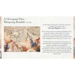 Whispering Windfall A1 Decoupage Paper by Redesign With Prima | 23.4” x 33.1”