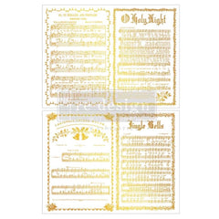 YULETIDE SYMPHONY Middy Transfer, Redesign with Prima 8.5x11” x2