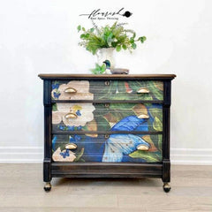 A1 Decoupage Paper | Sapphire Angel | Redesign With Prima | 23.4” x 33.1” | Butterfly Decoupage Paper, Butterfly Decor, Butterfly Furniture
