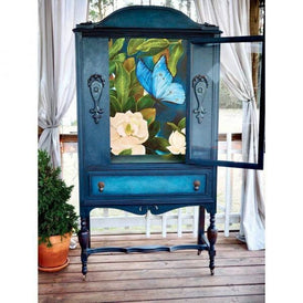 A1 Decoupage Paper | Sapphire Angel | Redesign With Prima | 23.4” x 33.1” | Butterfly Decoupage Paper, Butterfly Decor, Butterfly Furniture