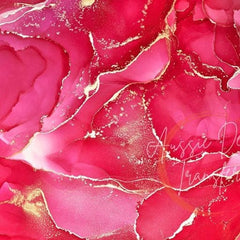 Alcohol Ink Print | Carmine Gold | Aussie Decor Transfers | 60x90cm | Alcohol Ink, Poster Print, Alcohol Ink Art, Decoupage Poster