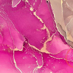 Alcohol Ink Print | Gold Magenta | Aussie Decor Transfers | 60x90cm | Alcohol Ink, Poster Print, Alcohol Ink Art, Decoupage Poster