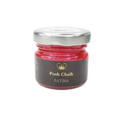 Metallic Wax | Red Medium Cadmium | Posh Chalk Patina | 30ml | Red Wax, Gilding Wax, Shading Wax, Furniture Wax