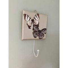 Butterfly Coat Hook - Wooden Clothes Hook - Girls Bedroom Hooks - Coat Hooks Kids - Wooden Wall Hooks - Nursery Hooks