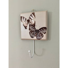 Butterfly Coat Hook - Wooden Clothes Hook - Girls Bedroom Hooks - Coat Hooks Kids - Wooden Wall Hooks - Nursery Hooks
