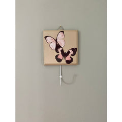 Butterfly Coat Hook - Wooden Clothes Hooks - Little Girl Gifts - Bedroom Door Hooks - Hooks for Nursery - Hooks for Wall