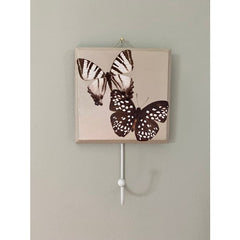Butterfly Coat Hook - Wooden Clothes Hook - Girls Bedroom Hooks - Coat Hooks Kids - Wooden Wall Hooks - Nursery Hooks