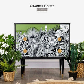 Abstract Jungle Furniture Transfer by Redesign With Prima  | 24” x 35”