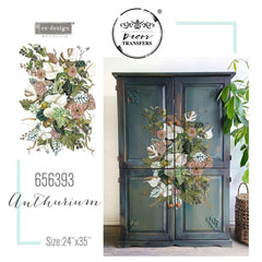 NEW Prima Transfer | Anthurium | Redesign With Prima | 24” x 35”