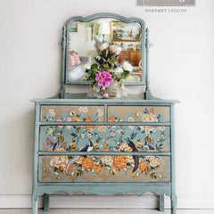 NEW Prima Transfer | Cece Pheasants & Peonies | Redesign With Prima | 24” x 35”