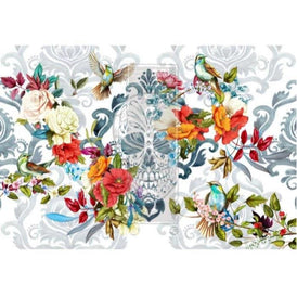 Prima Transfer | CeCe Sweet Dreaming | Redesign With Prima | 24” x 35” | Furniture Transfers, Skull Decal, Tattoo Art Print, Alternative