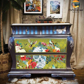 Prima Transfer | CeCe Sweet Dreaming | Redesign With Prima | 24” x 35” | Furniture Transfers, Skull Decal, Tattoo Art Print, Alternative