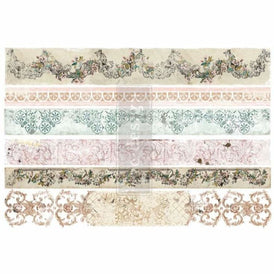 Prima Transfer | Distressed Borders 2 | Redesign With Prima | Vintage Style Decal, Lace Transfer, Furniture Transfers, Wall Stickers