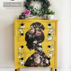 Decor Transfer | Floral Silhouette | Redesign With Prima |