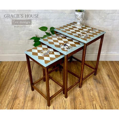 NEW Prima Transfer | Gold Harlequin | Redesign With Prima | 24” x 35”