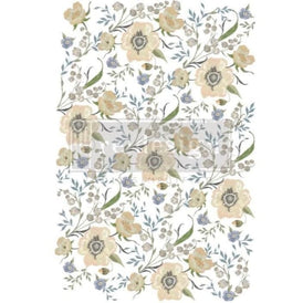 NEW | Prima Transfer | Goldenrod Florals | Redesign With Prima | Gold Furniture Transfers, Yellow Flower Decals, Floral Rub on Transfers