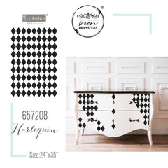 NEW Prima Transfer | Harlequin | Redesign With Prima | 24” x 35”