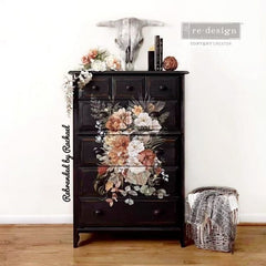 Prima Transfer | Kacha Elegant Neutrals | Redesign With Prima | Furniture Transfers, Kacha Transfer, Kacha Furniture, Floral Transfers