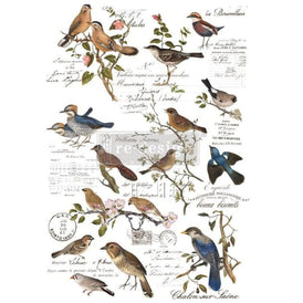 Decor Transfer - Postal Birds | Redesign With Prima | 24 x 