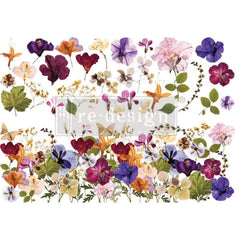 Prima Transfer | Pressed Flowers | Redesign With Prima | Floral Furniture Transfers, Flower Decal, Wildflower Transfers for Furniture