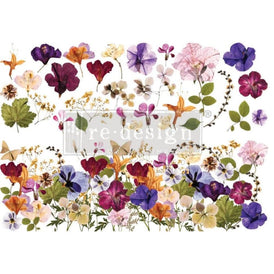 Prima Transfer | Pressed Flowers | Redesign With Prima | Floral Furniture Transfers, Flower Decal, Wildflower Transfers for Furniture