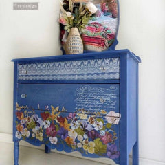 Prima Transfer | Pressed Flowers | Redesign With Prima | Floral Furniture Transfers, Flower Decal, Wildflower Transfers for Furniture