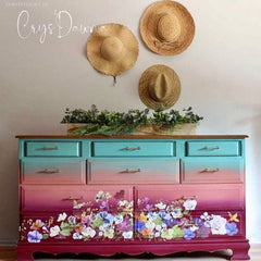Prima Transfer | Pressed Flowers | Redesign With Prima | Floral Furniture Transfers, Flower Decal, Wildflower Transfers for Furniture