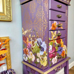 Prima Transfer | Pressed Flowers | Redesign With Prima | Floral Furniture Transfers, Flower Decal, Wildflower Transfers for Furniture