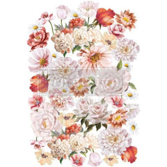 NEW | Prima Transfer | Pretty in Peach | Redesign With Prima | Floral Furniture Transfers, Flower Decals