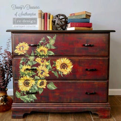 NEW Prima Transfer | Sunflower | Redesign With Prima | 24” x 35”