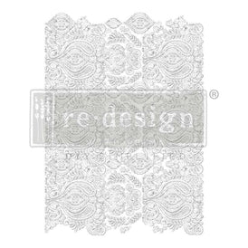 White Engraving Furniture Transfer by Redesign With Prima | 24” x 35”