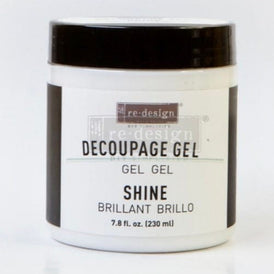 Decoupage Gel | Shine | Redesign With Prima | 230ml | Decoupage Medium, Decoupage Glue, For Furniture, Decoupage Paper, Decoupage Furniture