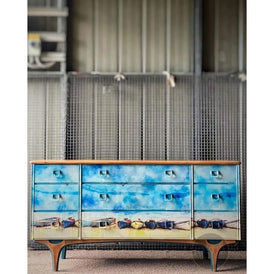 Decoupage Paper | Coastal Blue | MINT by Michelle | A3 or A1