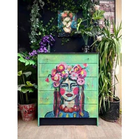 Decoupage Paper | Colour Me Bright | MINT by Michelle | A3 or A1 | Bright Flower Wall Art, Floral Decoupage, Bright Floral Print