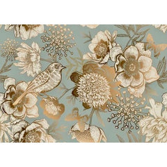 Foil Bird Decoupage Paper by MINT by Michelle
