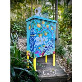 Decoupage Paper | Ginger Jars | MINT by Michelle | A3 or A1 | Floral Decoupage, Bright Floral Print, Lemon Tree Print, Lemon Decor