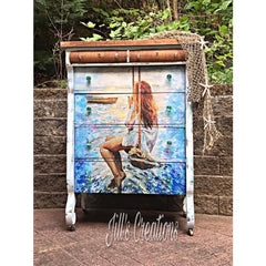 Decoupage Paper | Girl On A Swing | MINT by Michelle | A3 or
