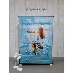 Decoupage Paper | Girl On A Swing | MINT by Michelle | A3 or