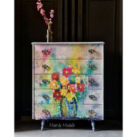 Decoupage Paper | Karen’s Technicolour Bouquet | MINT by Michelle | A3 or A1