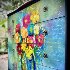 Decoupage Paper | Karen’s Technicolour Bouquet | MINT by 