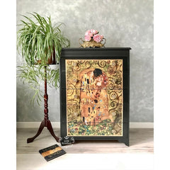 Decoupage Paper | Kiss | MINT by Michelle | A3 or A1 | Gold 