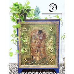Decoupage Paper | Kiss | MINT by Michelle | A3 or A1 | Gold Decoupage, Furniture Decoupage