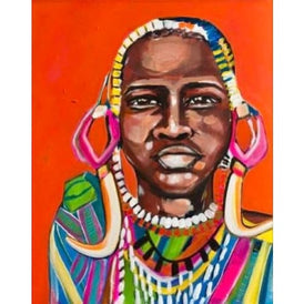 Decoupage Paper | Mursi | MINT by Michelle | A3 or A1 | African Wall Art, African Print, African Decor, For Furniture