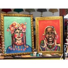 Decoupage Paper | Mursi | MINT by Michelle | A3 or A1 | African Wall Art, African Print, African Decor, For Furniture