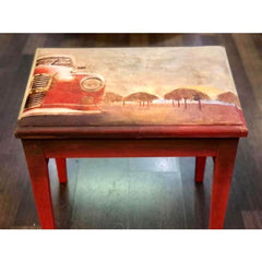 Decoupage Paper | Old Red Car | MINT by Michelle | A3 or A1 
