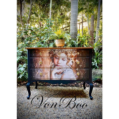Decoupage Paper | Pensive Girl | MINT by Michelle | A3 or A1 | Furniture Decoupage