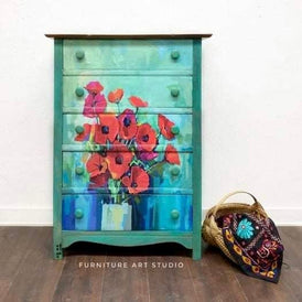 Decoupage Paper | Poppies | MINT by Michelle | A3 or A1