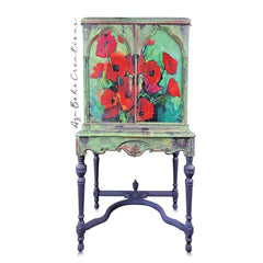 Decoupage Paper | Poppies | MINT by Michelle | A3 or A1