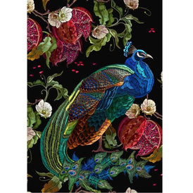 Decoupage Paper | Reverse Peacock | MINT by Michelle | A3 or A1 | Peacock Decor, Peacock Print, Victorian Style, Kitsch Print